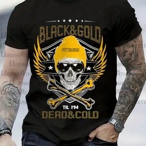Black & Gold Graphic T-Shirt